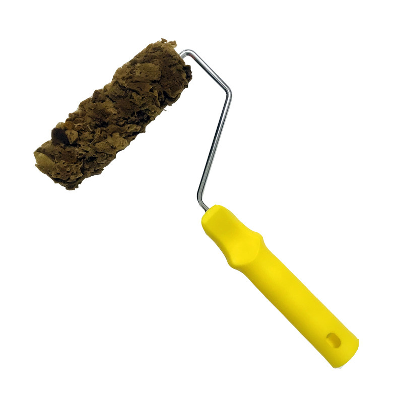 艺术漆涂料工具加厚天然老海藻棉滚筒三色珠光印花涂刷海藻绵滚筒