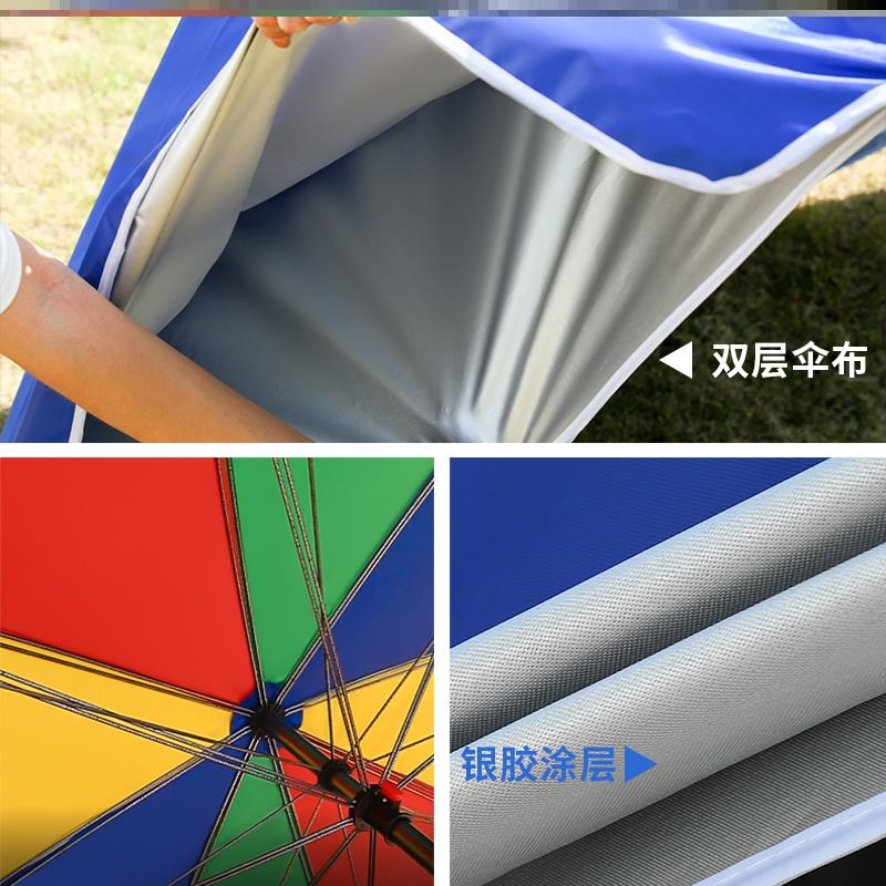 地摊专用大伞布地摊帐篷布遮阳防雨防晒广告伞大号摆摊遮阳伞定制