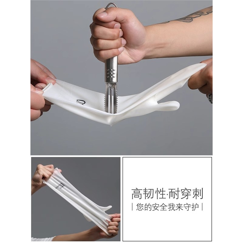 手套家务洗碗厨房耐用洗衣女家用橡胶防水胶皮清洁厚耐磨防滑卫生
