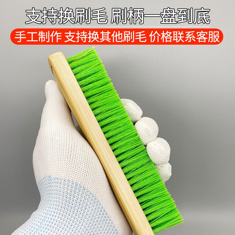 文玩刷子玉竹柄超长手工绑线马鬃猪毛杜邦丝猴头核桃打底上色保养