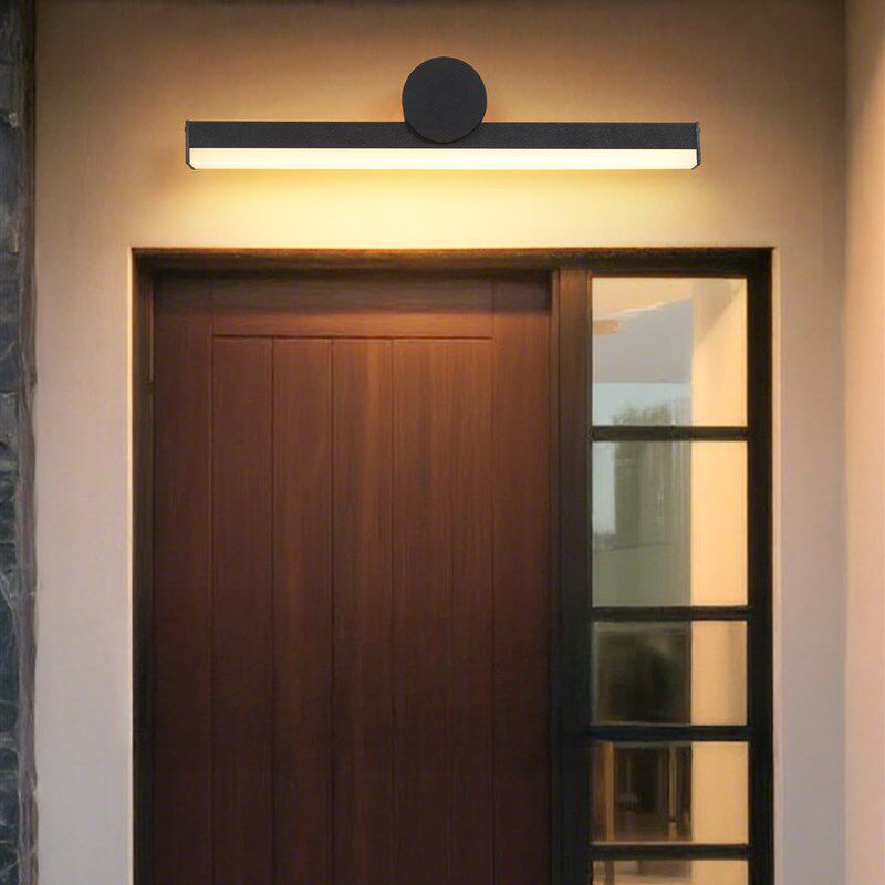 户外防水壁灯入户大门门前灯别墅室外墙灯露台led长条超亮门头灯