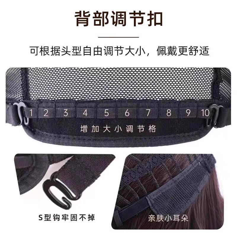 中年男士假发真发短发偏分新款发套男人假发套整顶中老年真人发丝