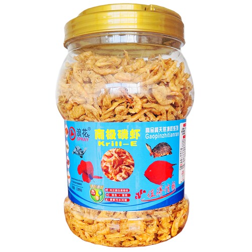 南极磷虾冻干银龙鱼饲料血鹦鹉罗汉发财热带鱼鱼食乌龟虾干鱼饲料