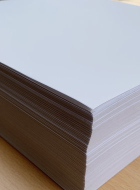 PP合成纸A3不干胶打印纸珠光亚白哑面白色激光标签防水条形码贴纸