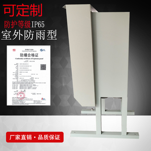 ExdIIBT4防爆照明动力配电柜非标定制碳钢变频器控制箱水泵启机柜