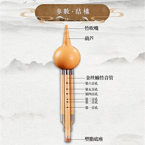 唐音单肚金竹葫芦丝乐器专业演奏型c调降B小学生成人初学