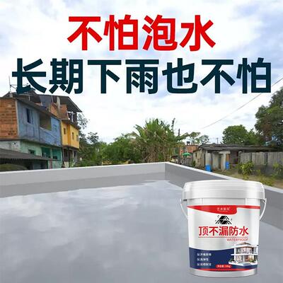防水涂料屋顶楼房顶开裂补漏材料防水胶补漏王房顶灌缝胶裂缝修补