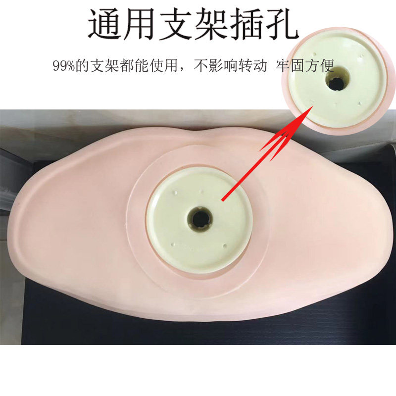 带肩膀假人头模肩托模具底座美发练习头模肩托包展示架模型公仔头