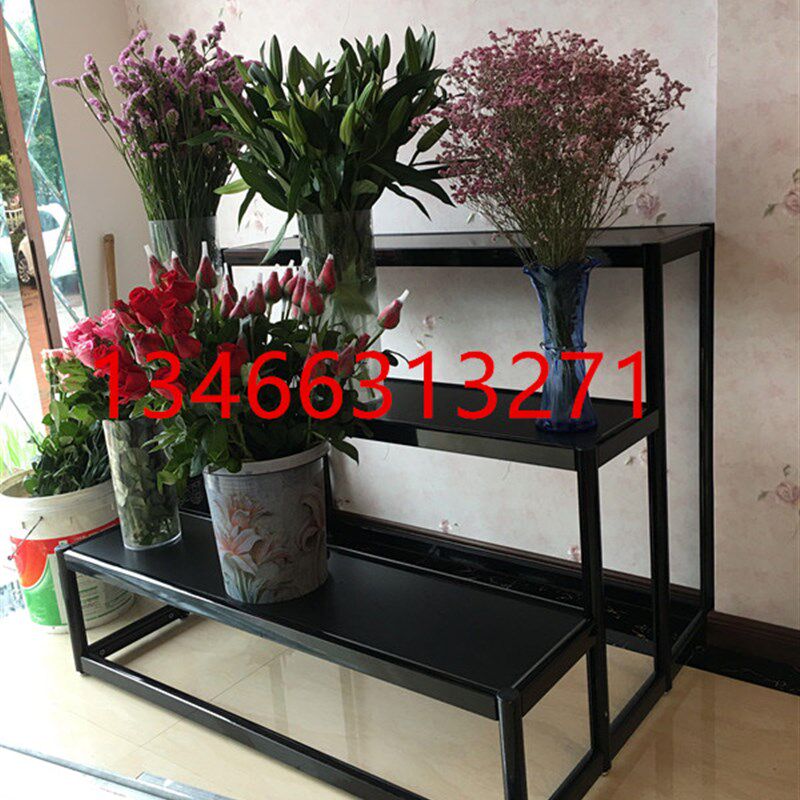 包邮阶梯花店展示架阳台花架展会花架鲜花台阶货架盆花阶梯展示架