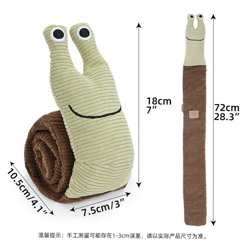 doglemi蜗牛益智嗅闻玩具泰迪比熊柯基漏食发声陪伴宠物狗狗解闷