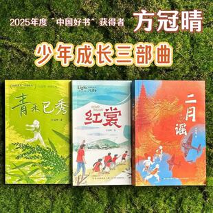 少年成长三部曲青禾已秀+红裳+二月谣中国好书方冠晴生命的光亮温情成长励志教育故事小学生三四五六年级课外阅读推荐书单红色阅读