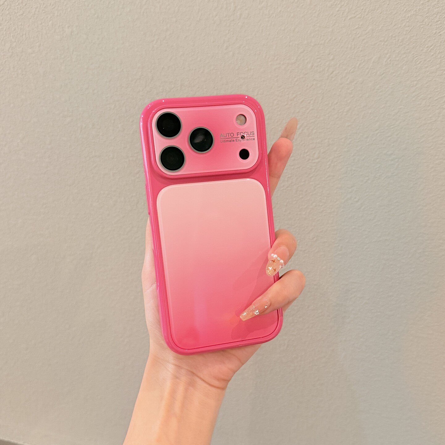 玫粉渐变色适用iPhone17手机保护套/壳