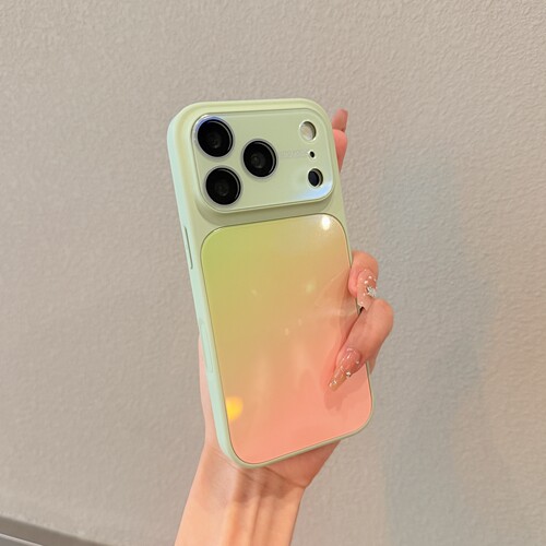 粉红芭乐渐变色适用iPhone17promax手机壳苹果16pro高级感新款秒变17大视窗14全包15保护套女13情侣12巨好看