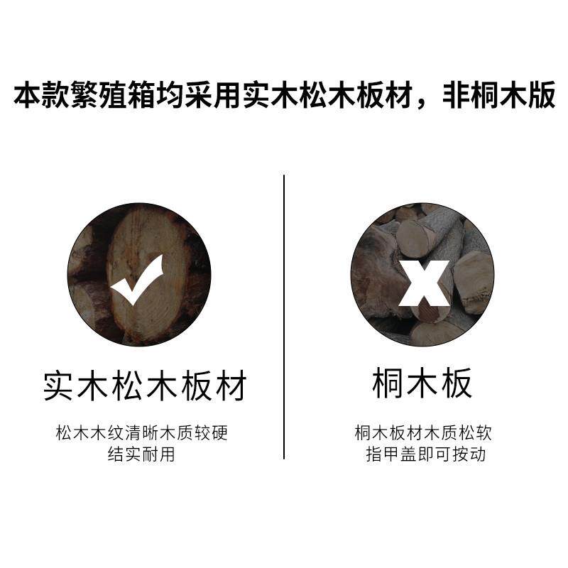 玄凤虎皮牡丹鹦鹉繁殖箱孵化箱实木鸟窝鸟巢保暖过冬挂窝鸟具用品
