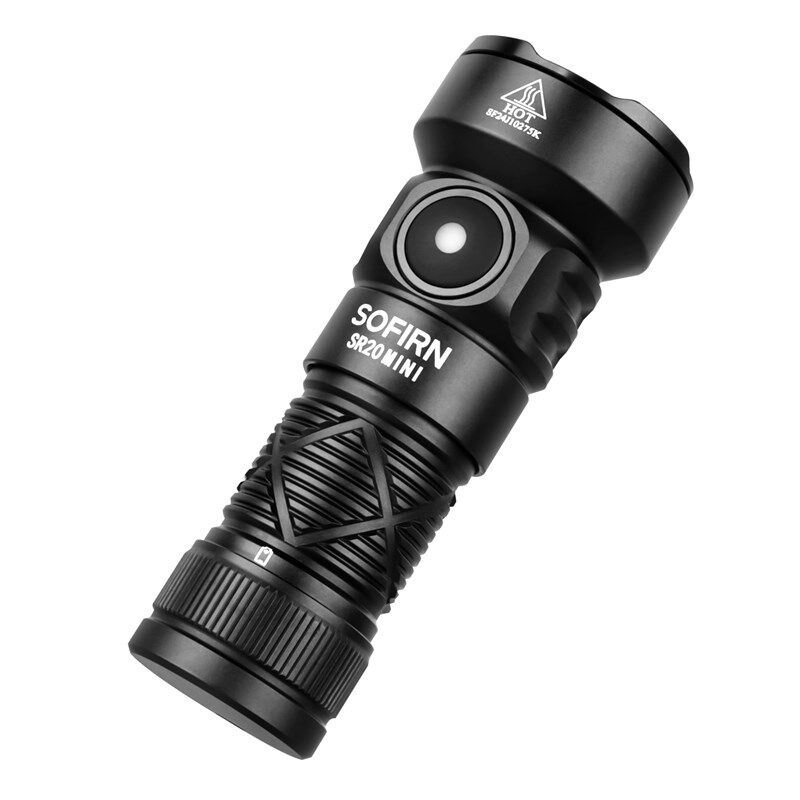 索菲恩SR20mini强光手电迷你家用户外红光可充电1200lm