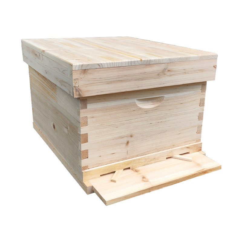 活底蜂箱不煮蜡中蜂十框老杉木蜂桶木板全套养蜂工具配件蜜蜂箱