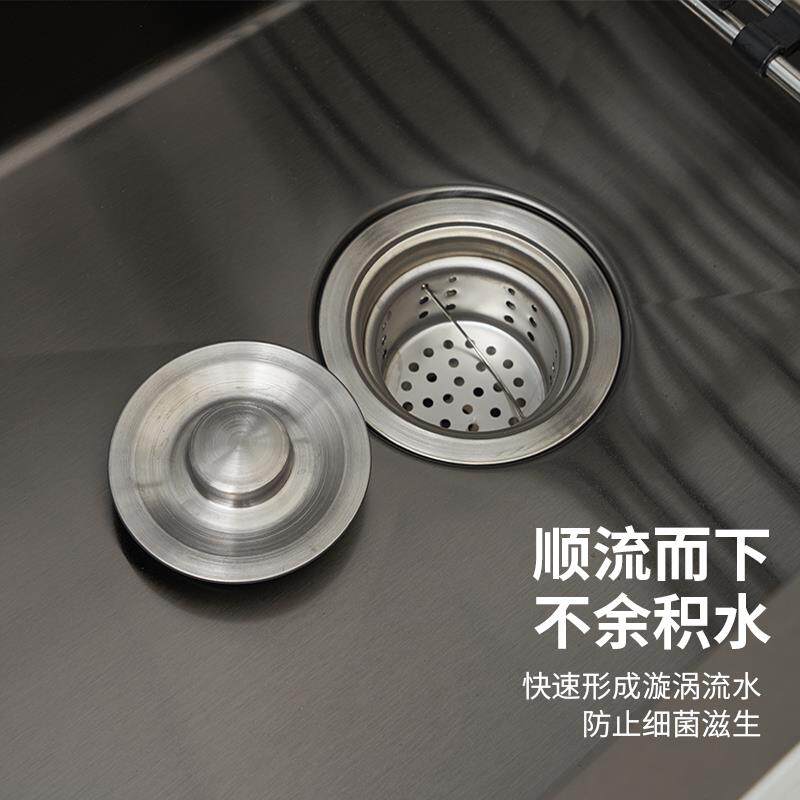 蜂窝铝柜厨房不锈钢水槽大单水槽一体柜阳台落地式整体橱柜组合洗
