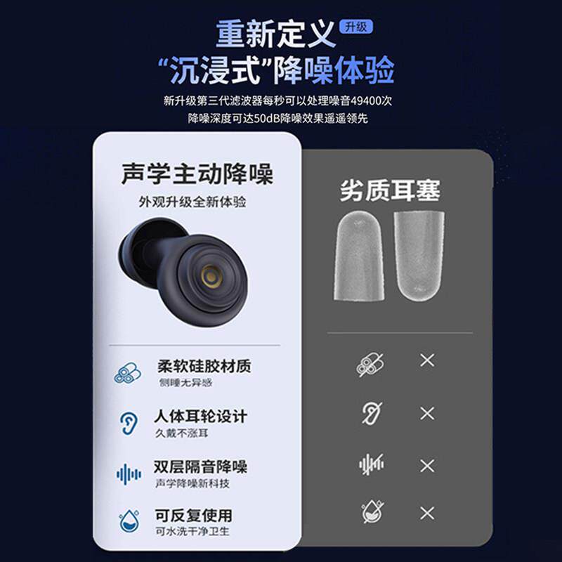重度噪音耳塞防噪声工厂抗噪工业级降噪静音车间专用防护干扰隔音