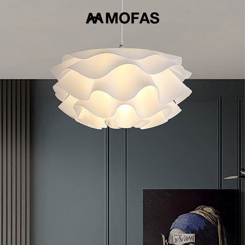MOFAS现代简约北欧创意个性卧室温馨书房餐厅客厅亚克力花朵吊灯