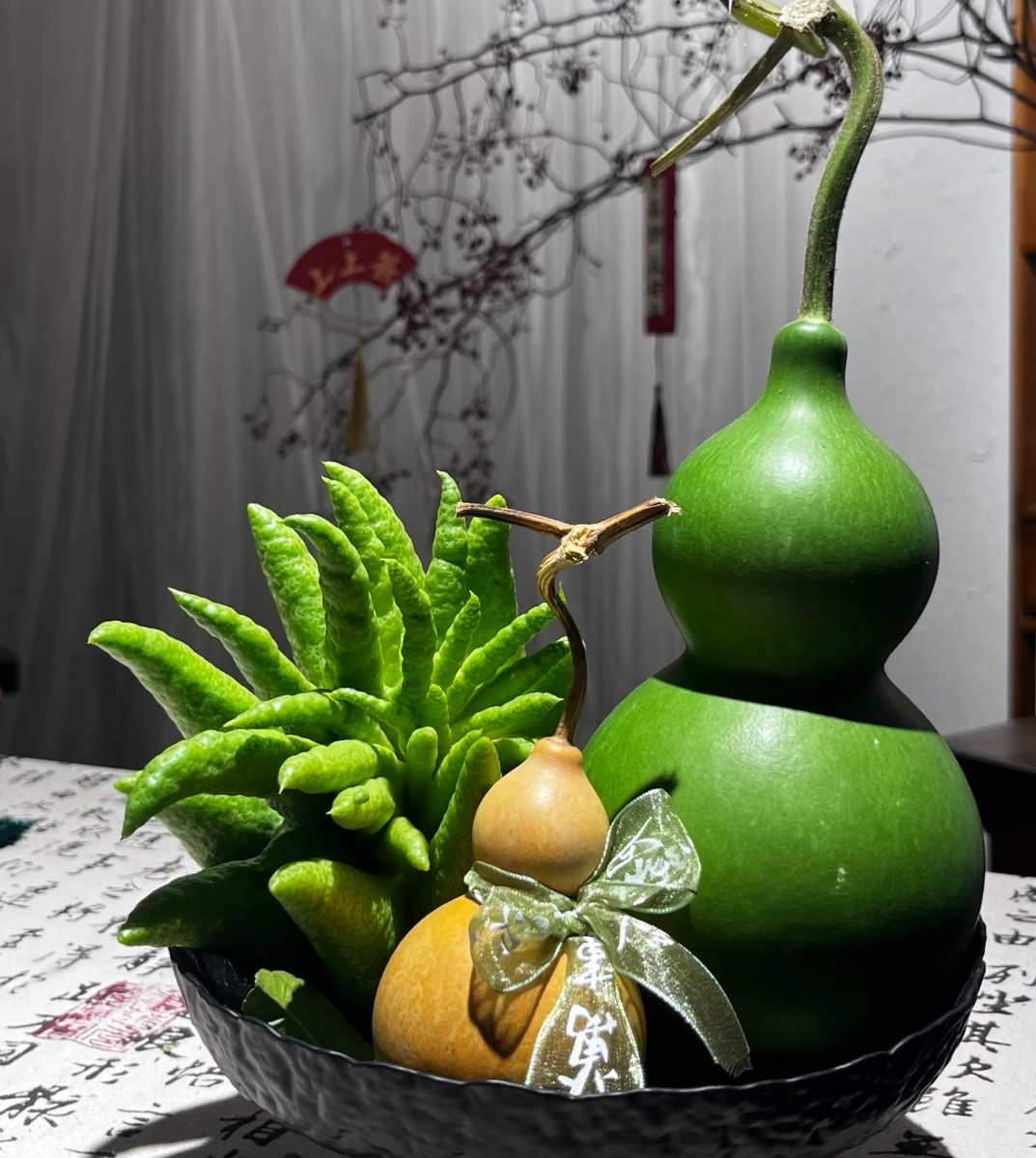 【晶洋-重磅福利】清供礼佛闻香观赏摆件高端花材云南佛手基地直1