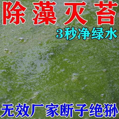 鱼池鱼塘除藻剂去苔剂青苔清除剂神器去鱼缸除绿水绿藻消毒杀菌药