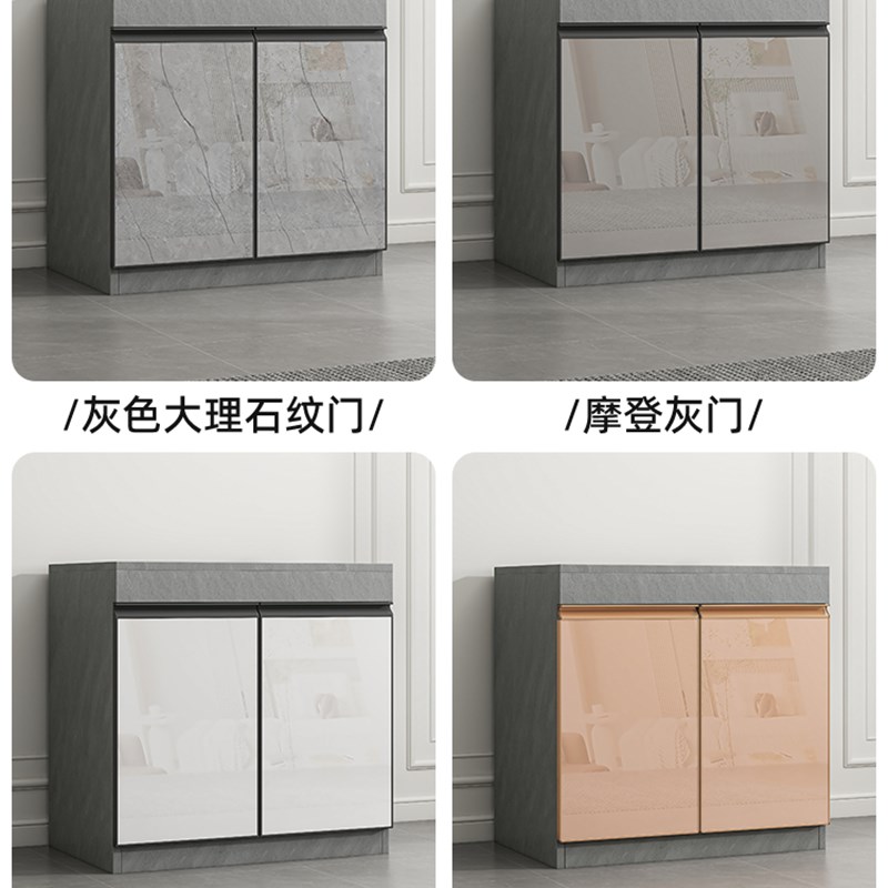 实木轻奢鱼缸柜底柜底座架子客厅隔断柜子新款承重鱼缸底柜玻璃门