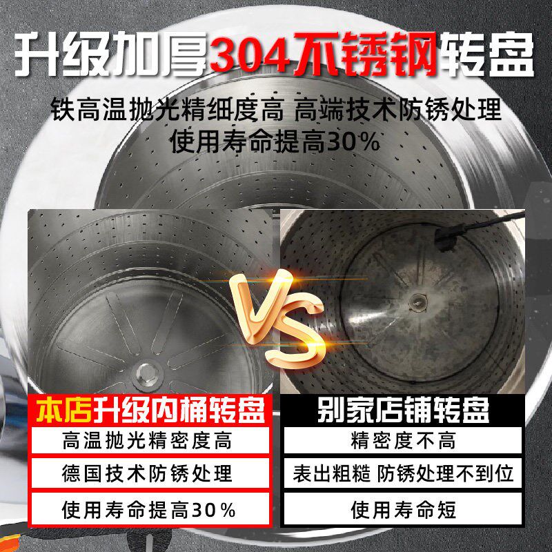 汽车美容脱水机洗车甩干机不锈钢工业用甩干桶商用专用脚垫脱水桶