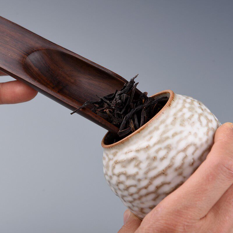 黑檀木六君子实木茶夹茶勺功夫茶具茶道茶盘零配件普洱茶刀养壶笔