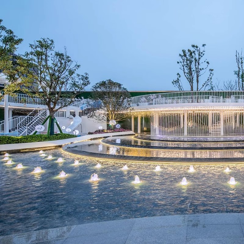 喷泉造景水景观喷泉广场庭院鱼池装饰造景设备涌泉水循环喷头设备