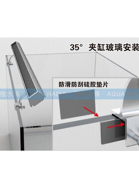 KEY海水鱼缸LED珊瑚补光灯具B40/60/90/120A补蓝 B补白珊瑚夹灯