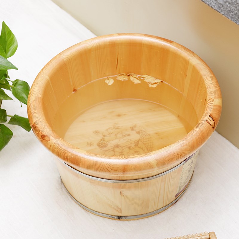 松木泡脚桶木质泡脚木桶家用实木泡脚盆足浴盆洗脚盆洗脚桶木桶