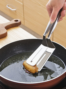 不锈钢煎铲夹子煎饼煎鱼铲子披萨牛排铲家用厨具煎牛扒锅铲牛排夹