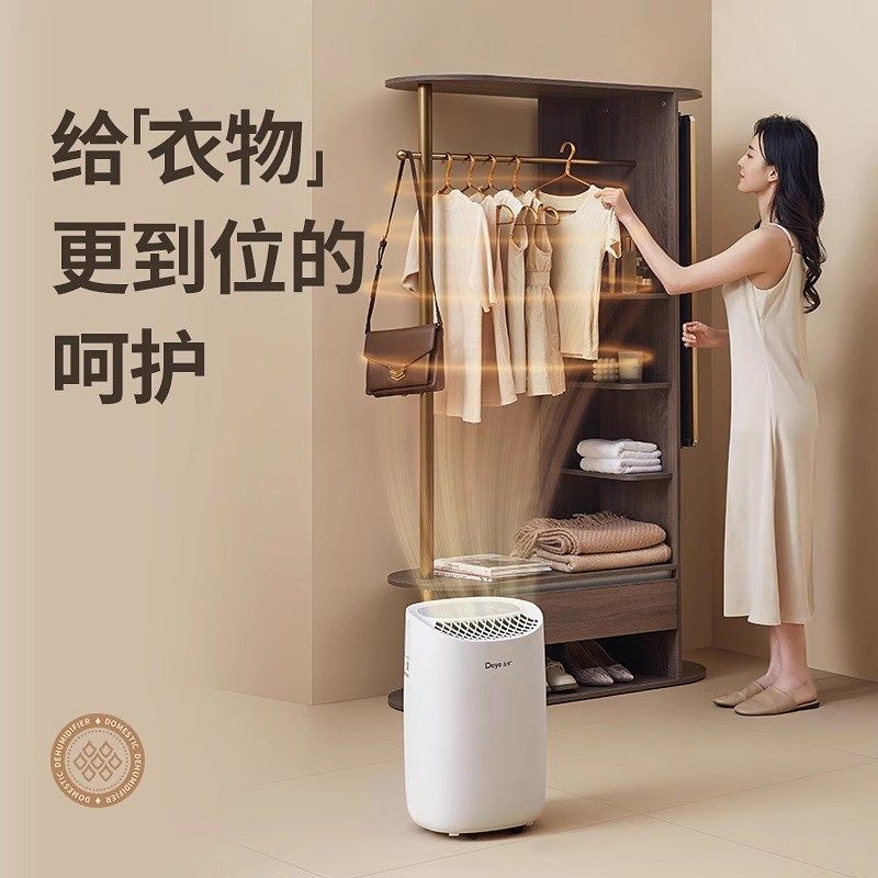 【母婴认证】德业除湿净化一体机家用抽湿器干衣室内吸湿B12A3