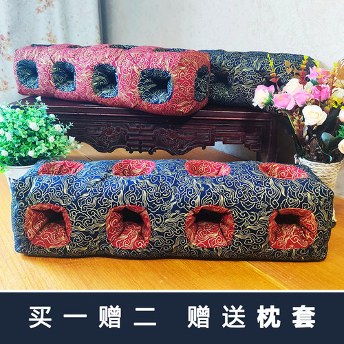 颈椎枕头保健护颈枕玲珑枕六孔耳枕多孔不压耳朵冬季记忆失眠神器