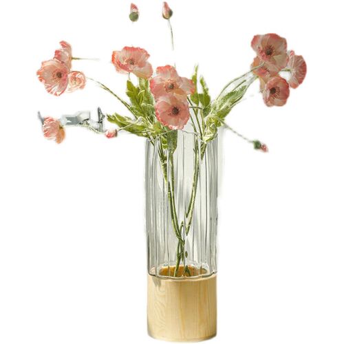 北欧网红透明玻璃花瓶摆件客厅插花水培植物高级感水养装饰专用