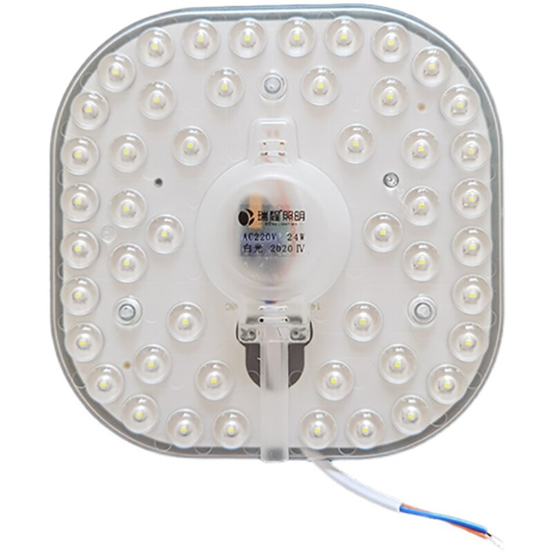 瑞程照明LED方盘模组12W24W36W室内吸顶灯改造灯盘灯芯高亮光源圆图片