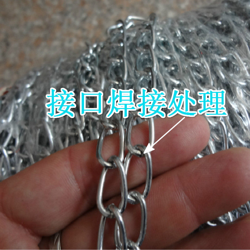 铁链2.0MM吊链挂链广告链灯链包邮焊接一圈50米