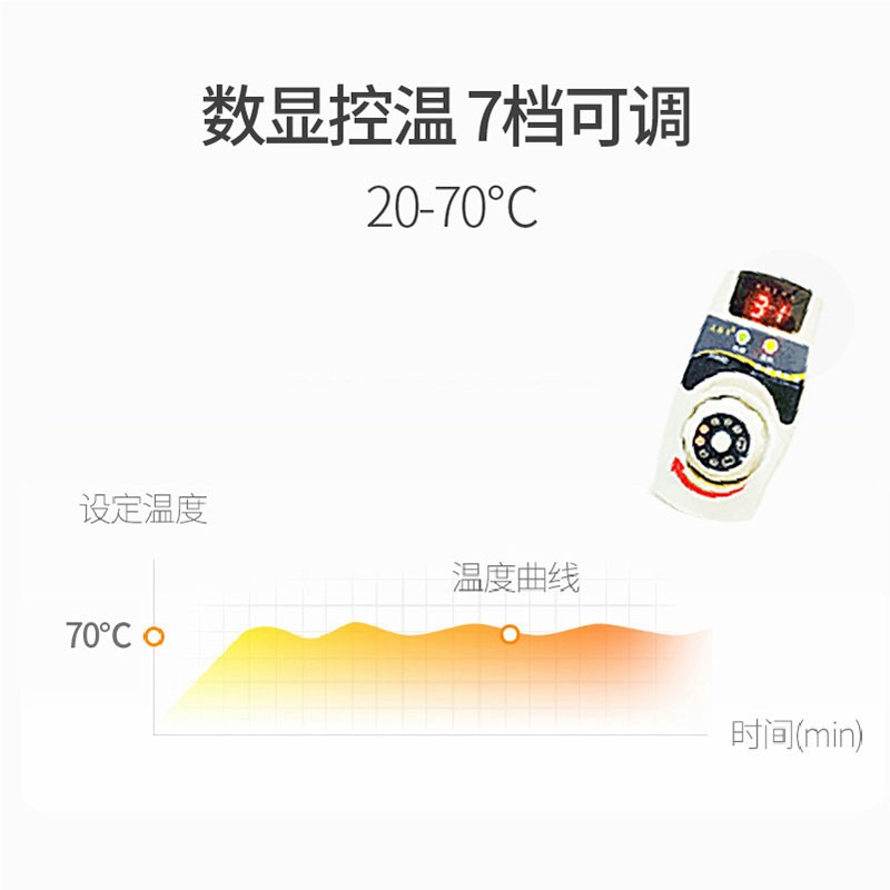 达善堂电加热护腰带保暖发热冬季女士腰托老人腰椎腰围护腰
