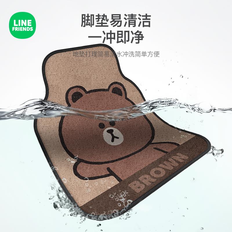 汽车丝圈脚垫主驾驶单片大众通用易清洗车内地毯地垫保护垫车垫子