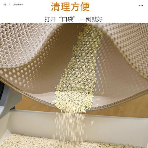 猫砂垫防带出猫砂盆防外溅垫子超大双层过滤漏控砂垫宠物猫咪用品