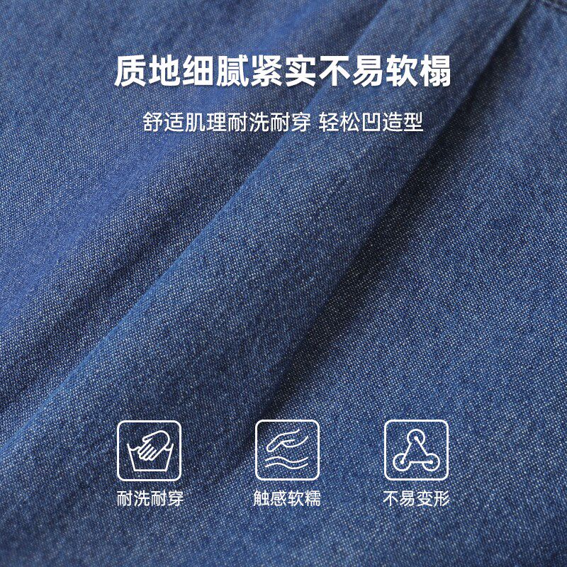 右欧男童休闲牛仔衬衫女童外套秋装新款童装儿童宝宝衬衣洋气上衣