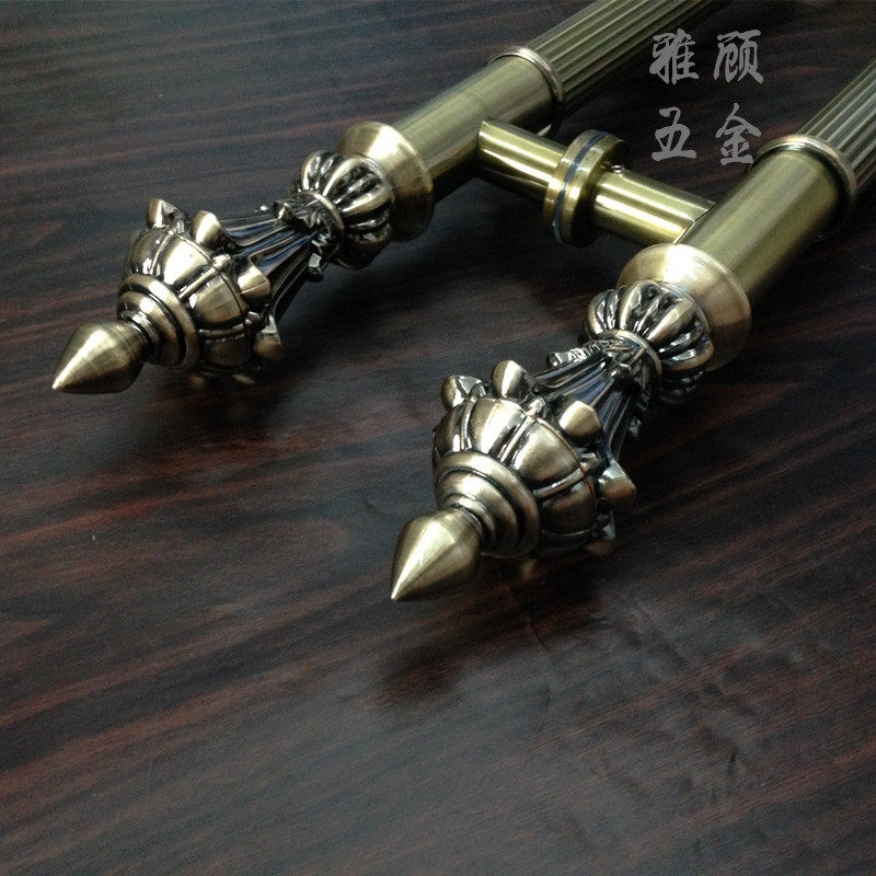 雅顾YG-152青古铜玻璃门拉手仿古欧式拉手木门豪华酒店大门拉手
