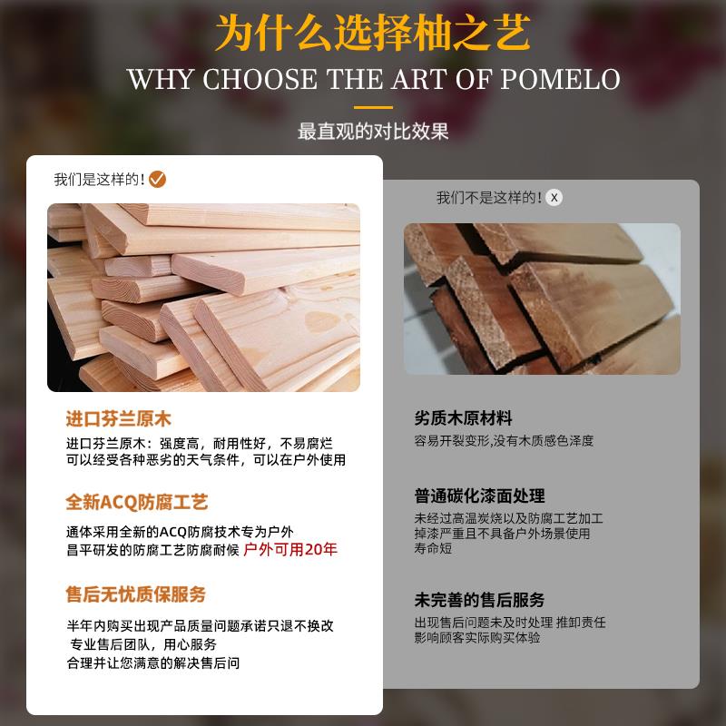 防腐木阶梯组合花架黑色阳台实木绿植置物架客厅落地式多肉多层架