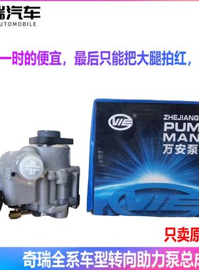 适用奇瑞Q3Q6A1优优雅M1X1A3旗云12风云2E3E5瑞虎5V5方向助力油泵