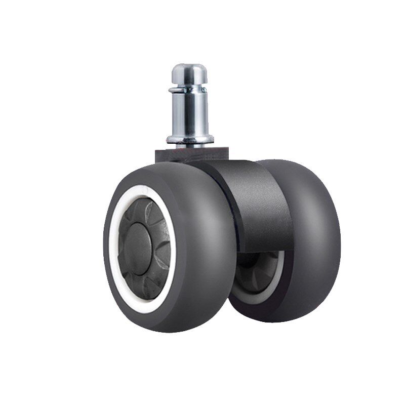 通用转椅轮子电脑椅万向轮电竞椅脚轮西昊办公椅子带轴承橡胶滑轮