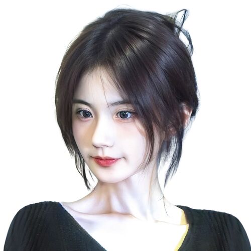假发女片头顶增发量蓬松真发高颅顶遮白发无痕补发八字刘海假发片