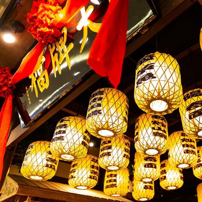 竹编灯笼户外防水广告灯罩灯笼中式仿古红灯笼餐厅挂饰冬瓜长灯笼