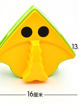 多贝洁强磁性双面玻璃清洁器刮三角磁铁双层高层真空擦窗户神器