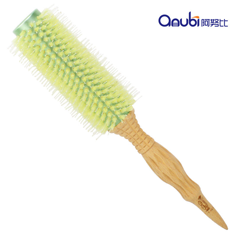 滚梳卷发梳子女士专用长发家用猪鬃毛圆筒内扣梳发廊专业造型神器