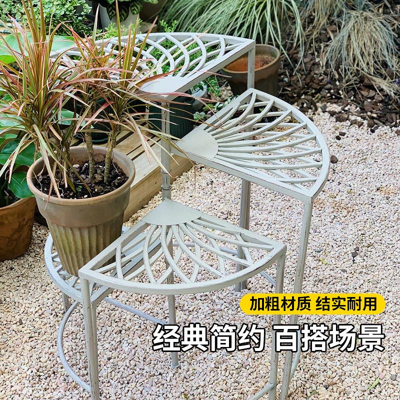 阳台装饰花架家用铁艺多层室内客厅绿萝多肉花盆架子旋转置物架